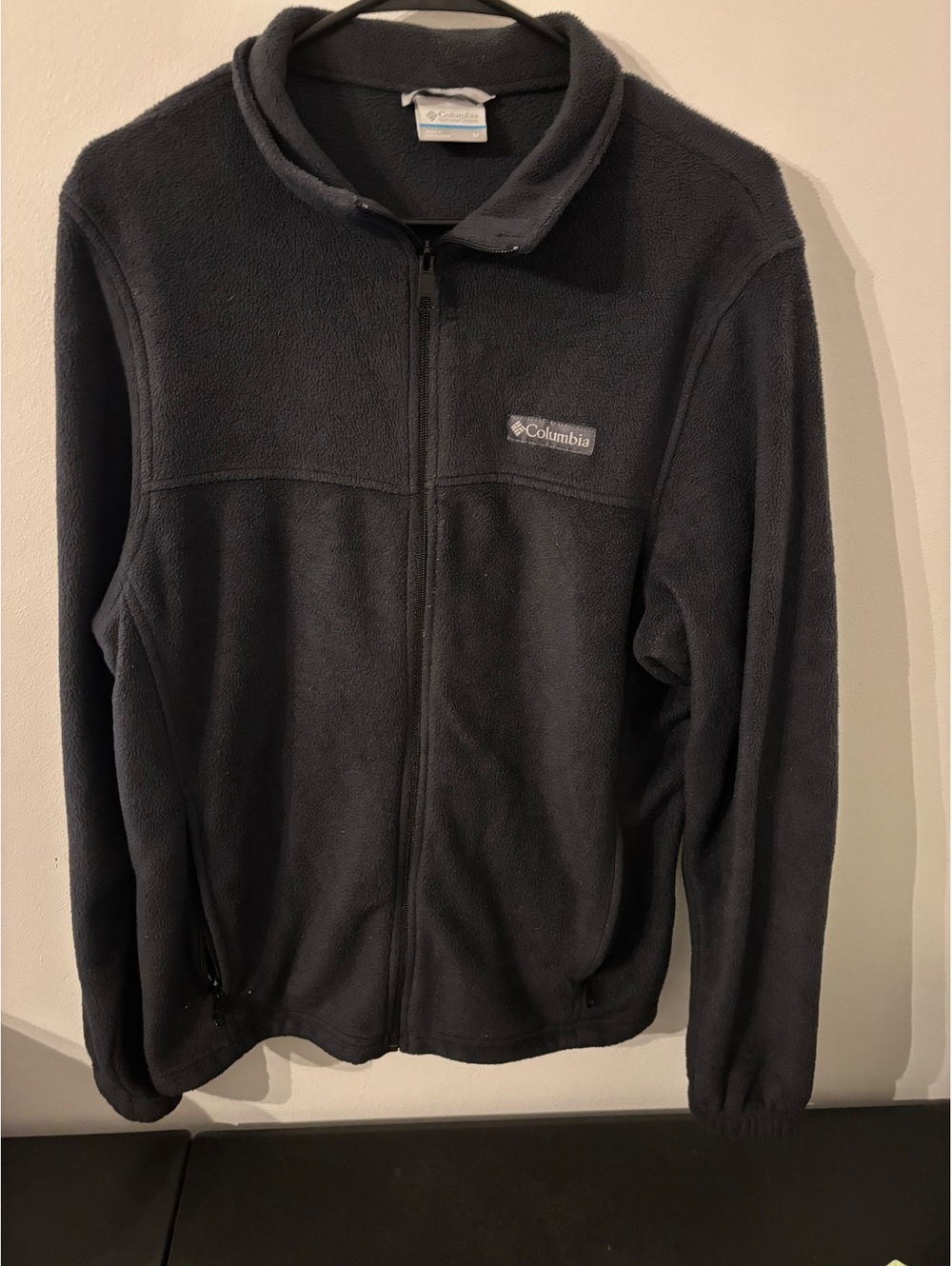 Columbia Black Full-Zip Fleece Jacket Medium